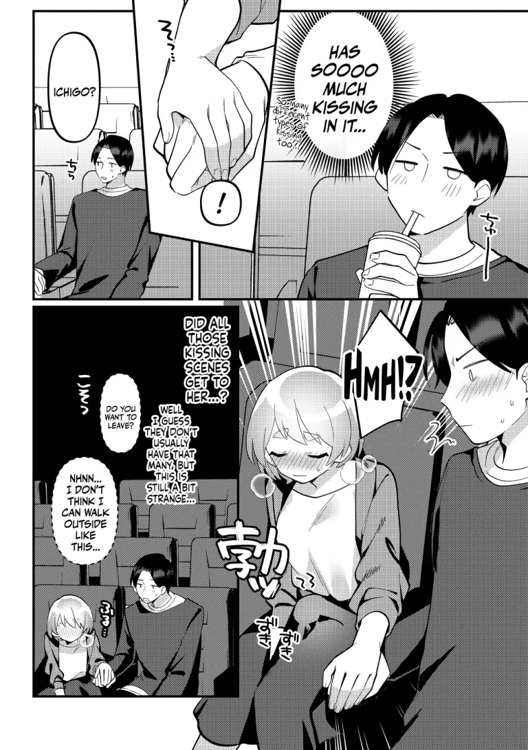 Secretly Doing This And That With My Futanari Girlfriend During A Date | Date-Chuu, Futari de Kossori xxx Suru Kai porn comic picture 7