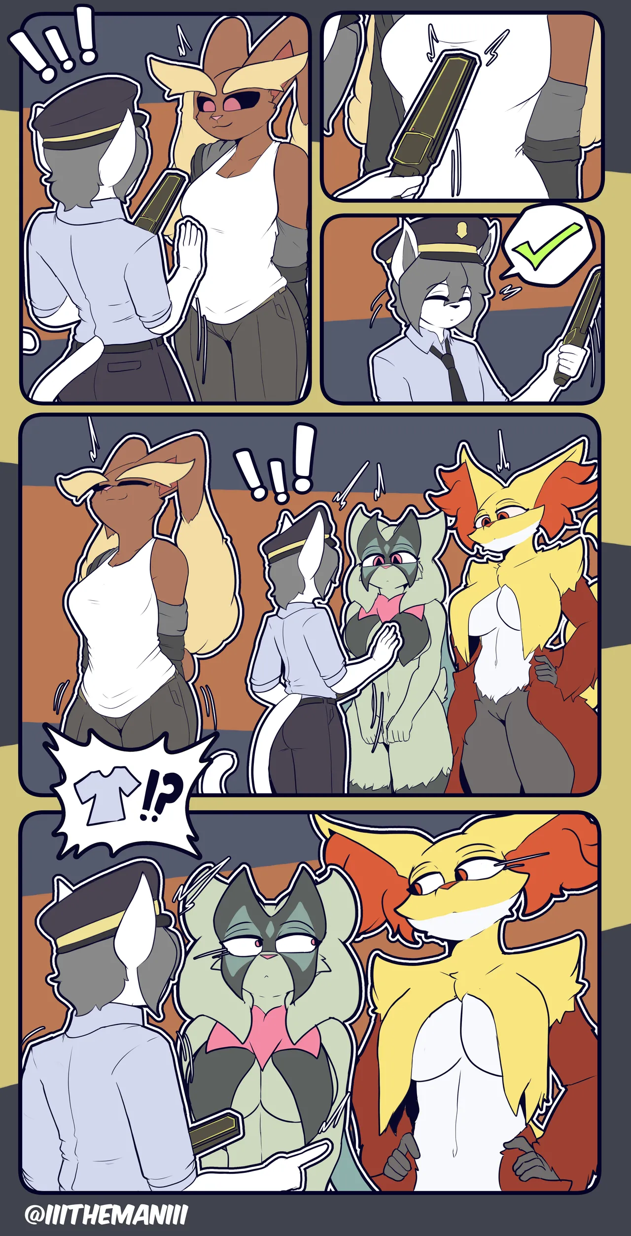 Security Search porn comic picture 1