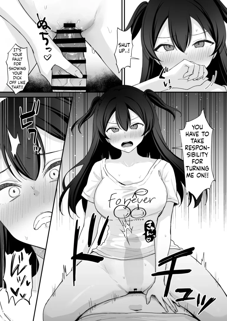 Seiyoku ni Maketa Natsu Futanari Shoujo to Noukou Nama Sex porn comic picture 22