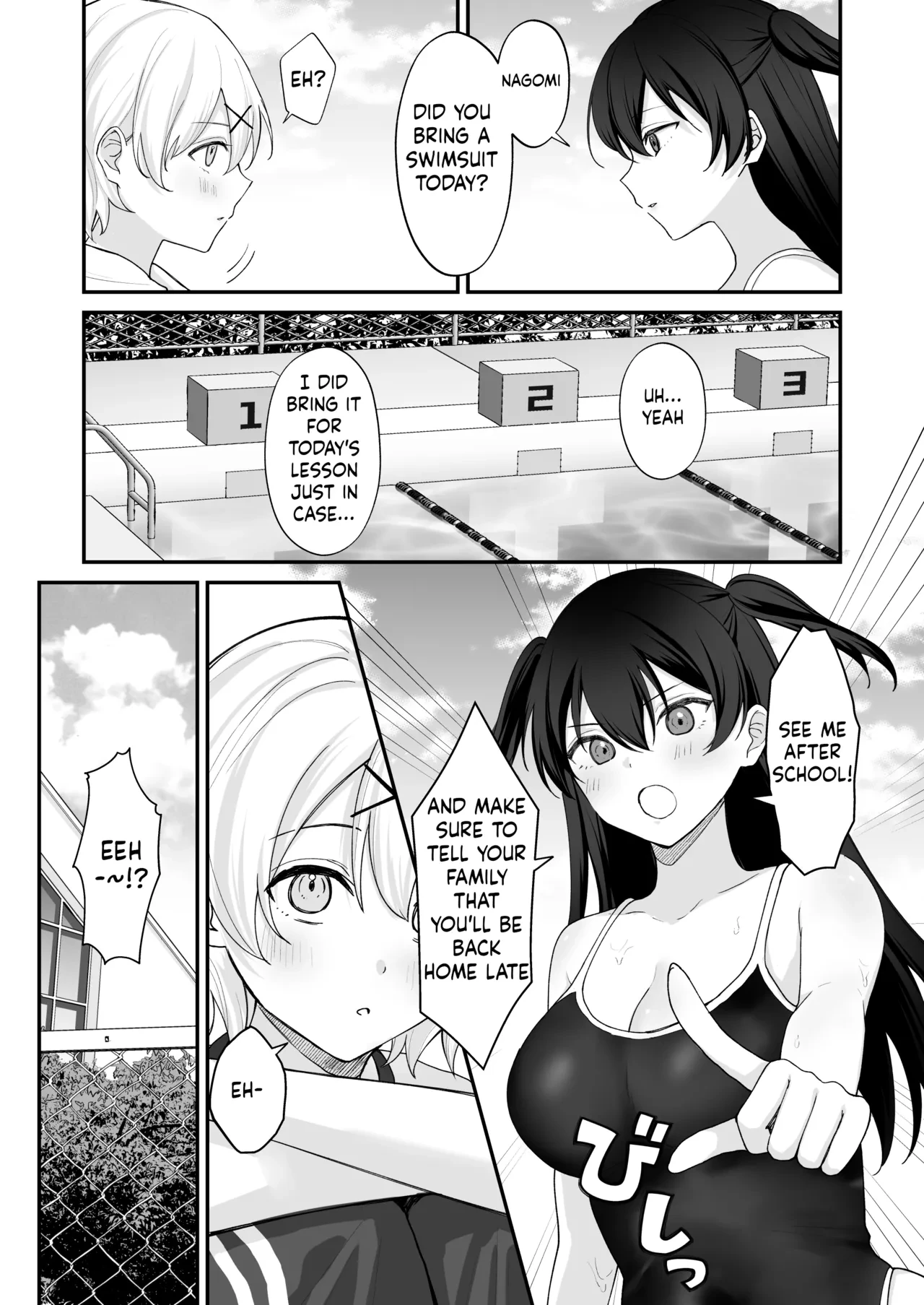 Seiyoku ni Maketa Natsu Futanari Shoujo to Noukou Nama Sex porn comic picture 4