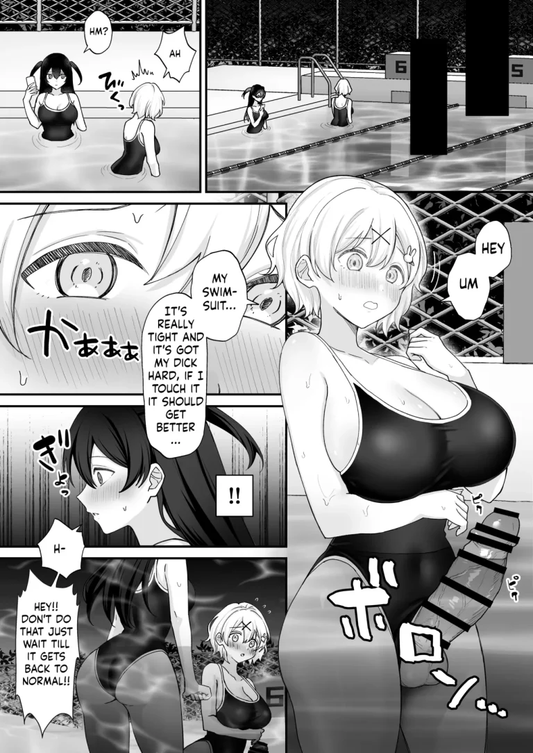 Seiyoku ni Maketa Natsu Futanari Shoujo to Noukou Nama Sex porn comic picture 9