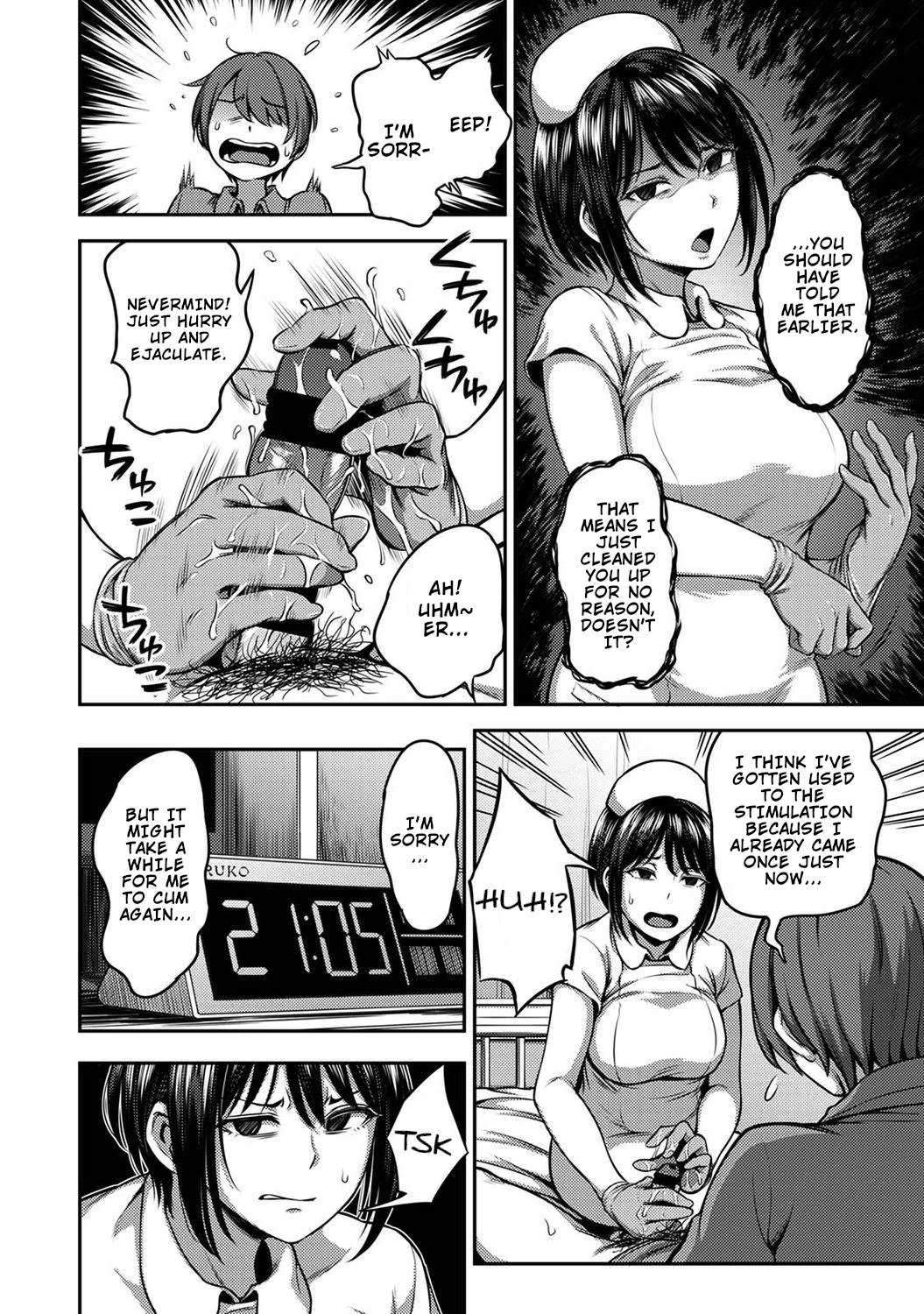 Semen Extraction Ward ~Life in a hospital where a nurse with a cruel personality manages your orgasms~ | Sakusei Byoutou ~Seikaku Saiaku no Nurse shika Inai Byouin de Shasei Kanri Seikatsu~ porn comic picture 11
