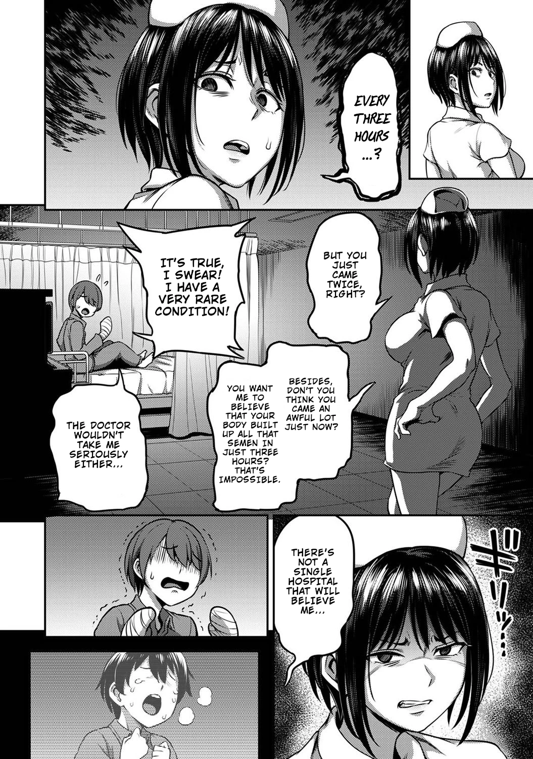 Semen Extraction Ward ~Life in a hospital where a nurse with a cruel personality manages your orgasms~ | Sakusei Byoutou ~Seikaku Saiaku no Nurse shika Inai Byouin de Shasei Kanri Seikatsu~ porn comic picture 15