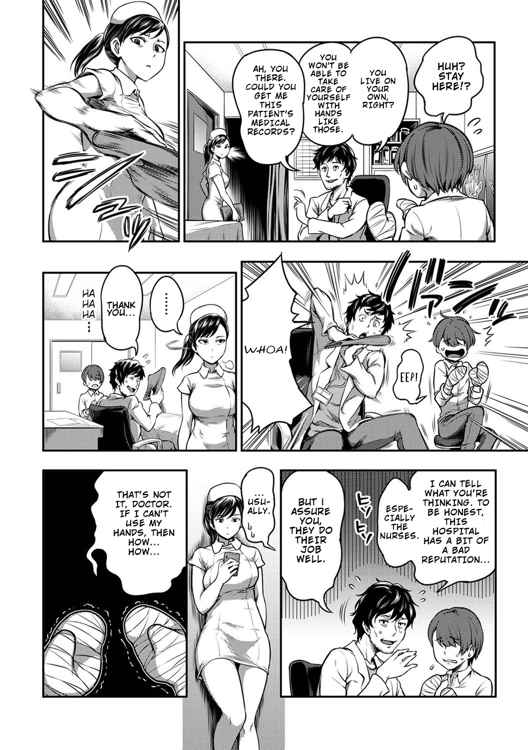 Semen Extraction Ward ~Life in a hospital where a nurse with a cruel personality manages your orgasms~ | Sakusei Byoutou ~Seikaku Saiaku no Nurse shika Inai Byouin de Shasei Kanri Seikatsu~ porn comic picture 3