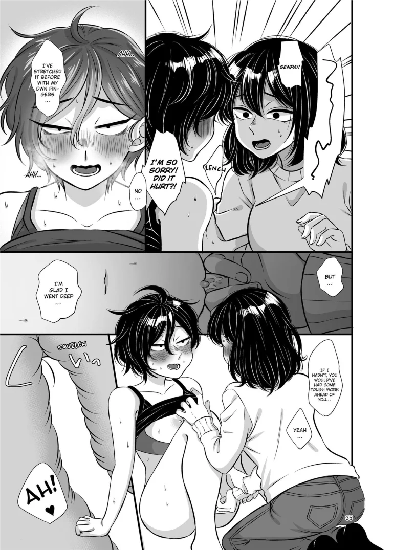 Senpai and Kohai porn comic picture 35