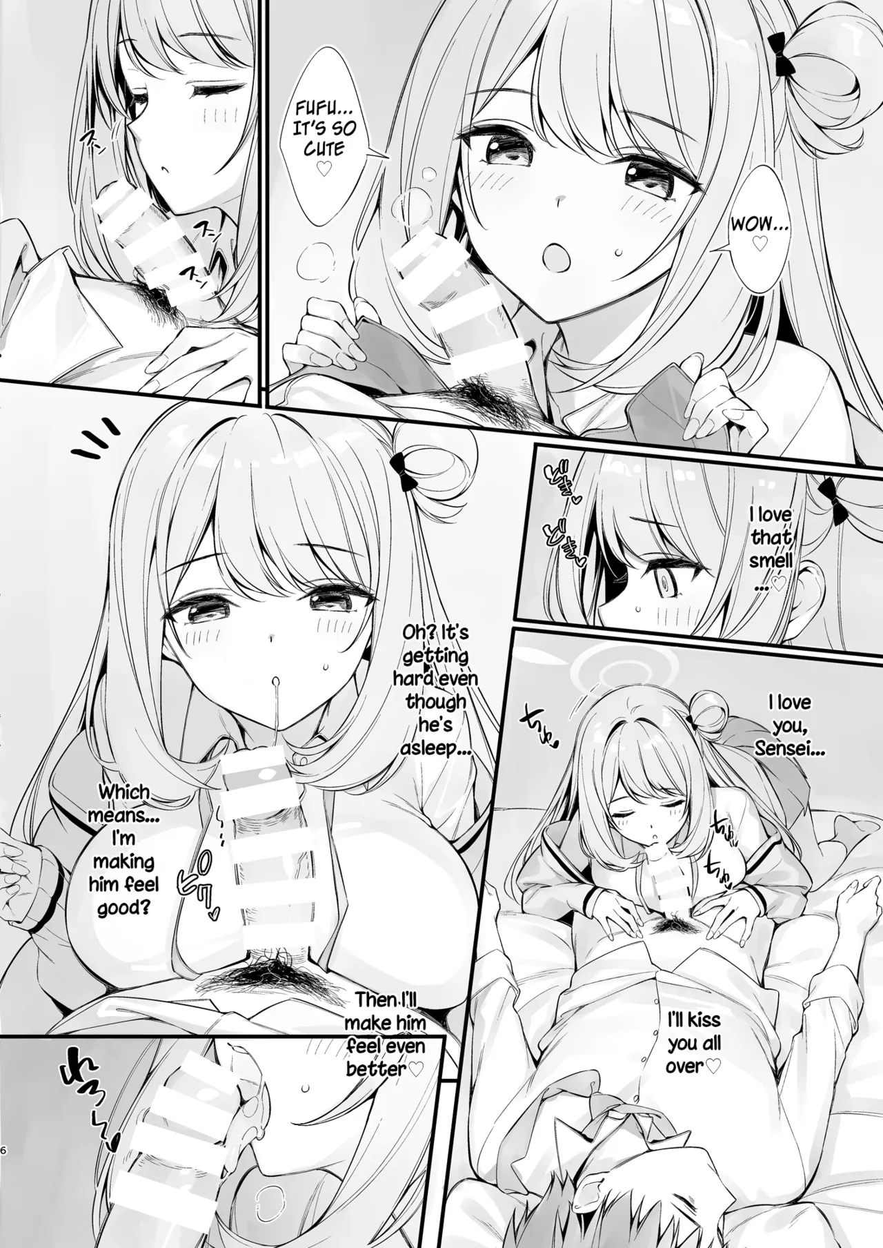 Sensei, are you sleeping? May I assault you? | Sensei, Nechattan desu ka? Osocchattemo Ii desu ka? porn comic picture 5