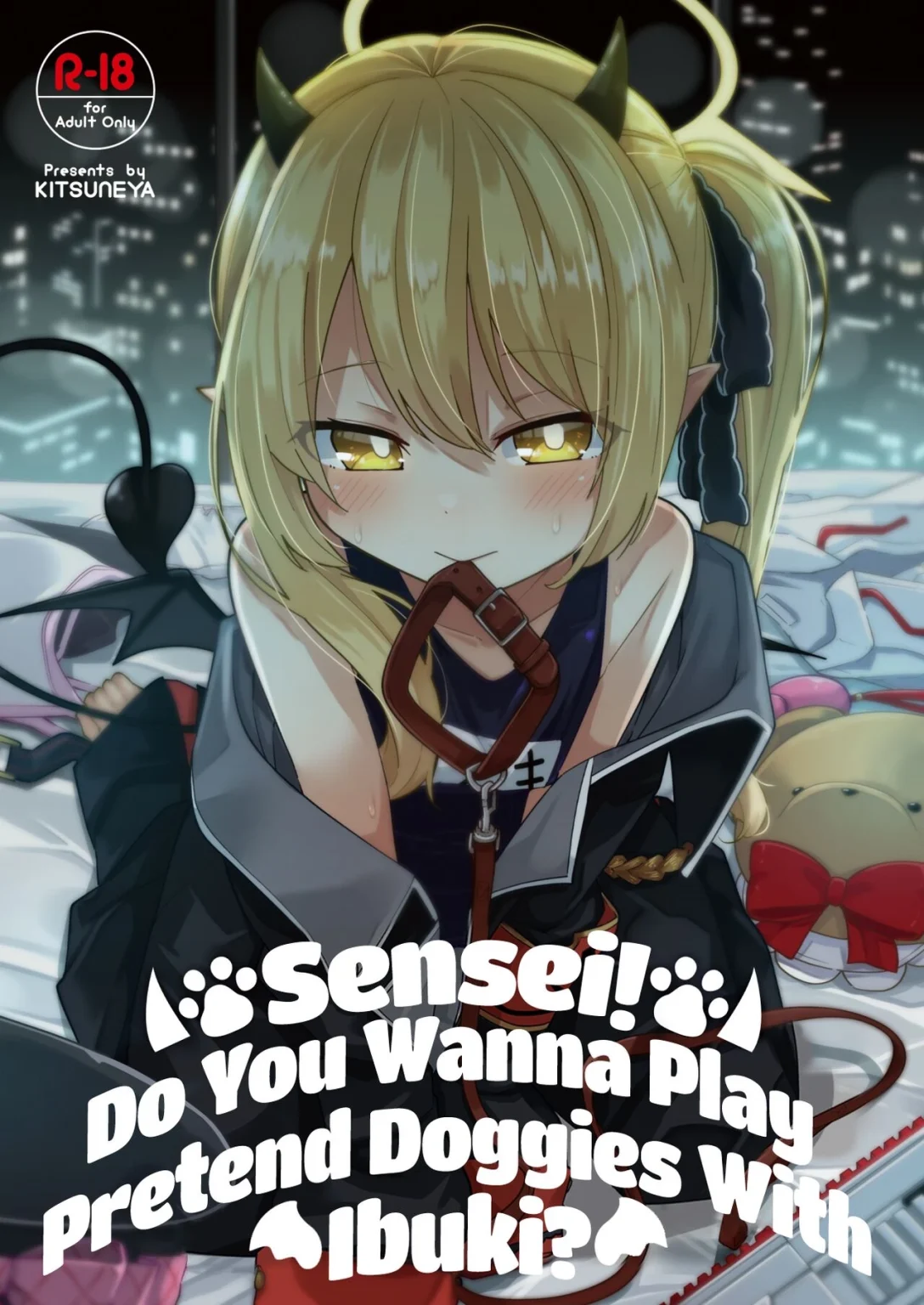 Sensei! Do You Wanna Play Pretend Doggies With Ibuki? | Sensee Ibuki to Wanwan Gokko Shiyo? porn comic picture 1