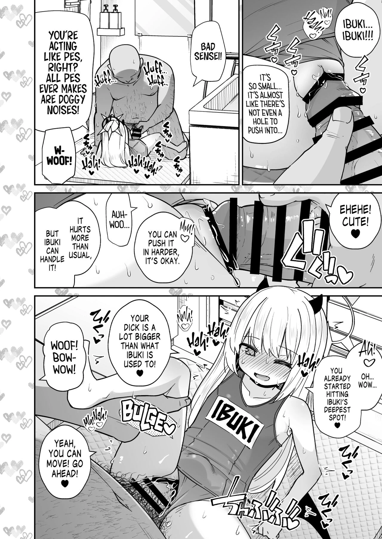 Sensei! Do You Wanna Play Pretend Doggies With Ibuki? | Sensee Ibuki to Wanwan Gokko Shiyo? porn comic picture 11