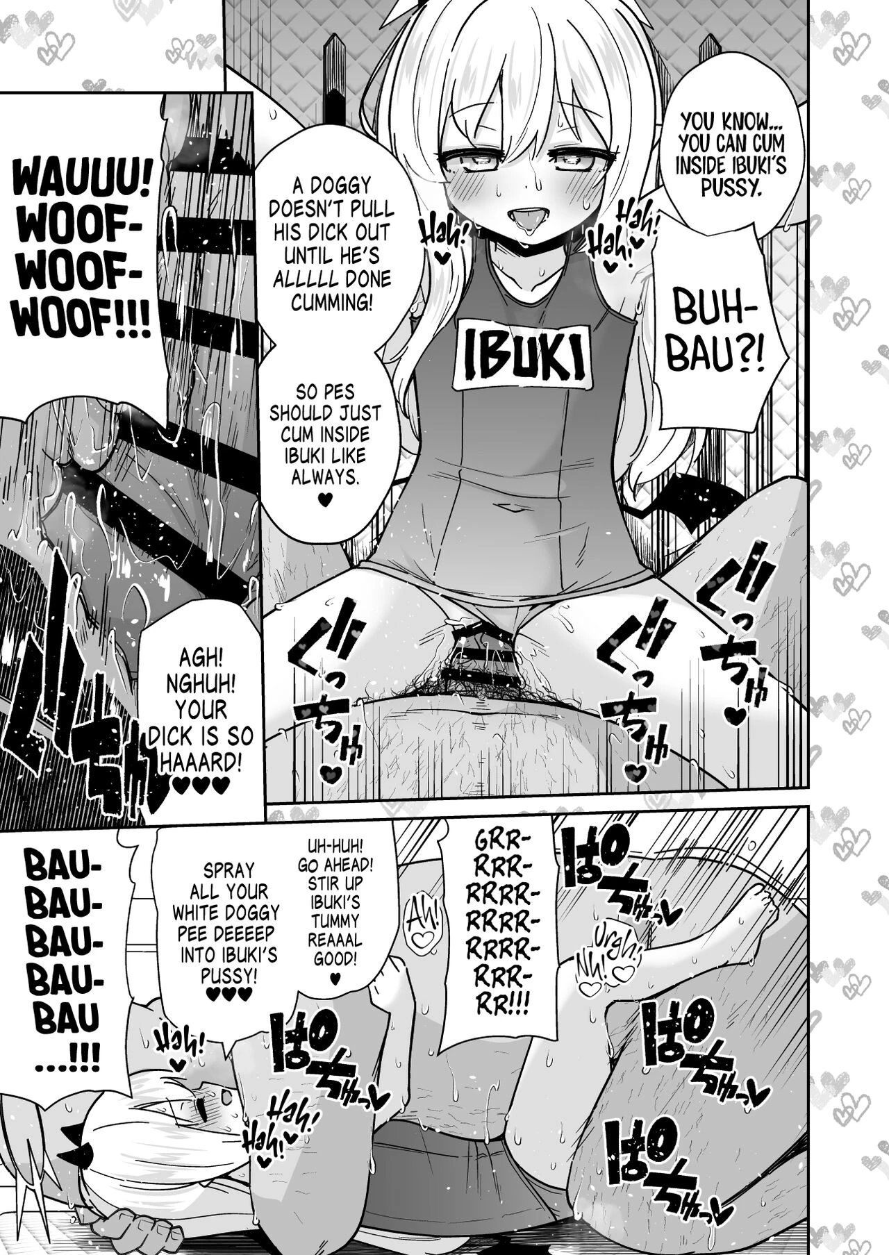 Sensei! Do You Wanna Play Pretend Doggies With Ibuki? | Sensee Ibuki to Wanwan Gokko Shiyo? porn comic picture 14