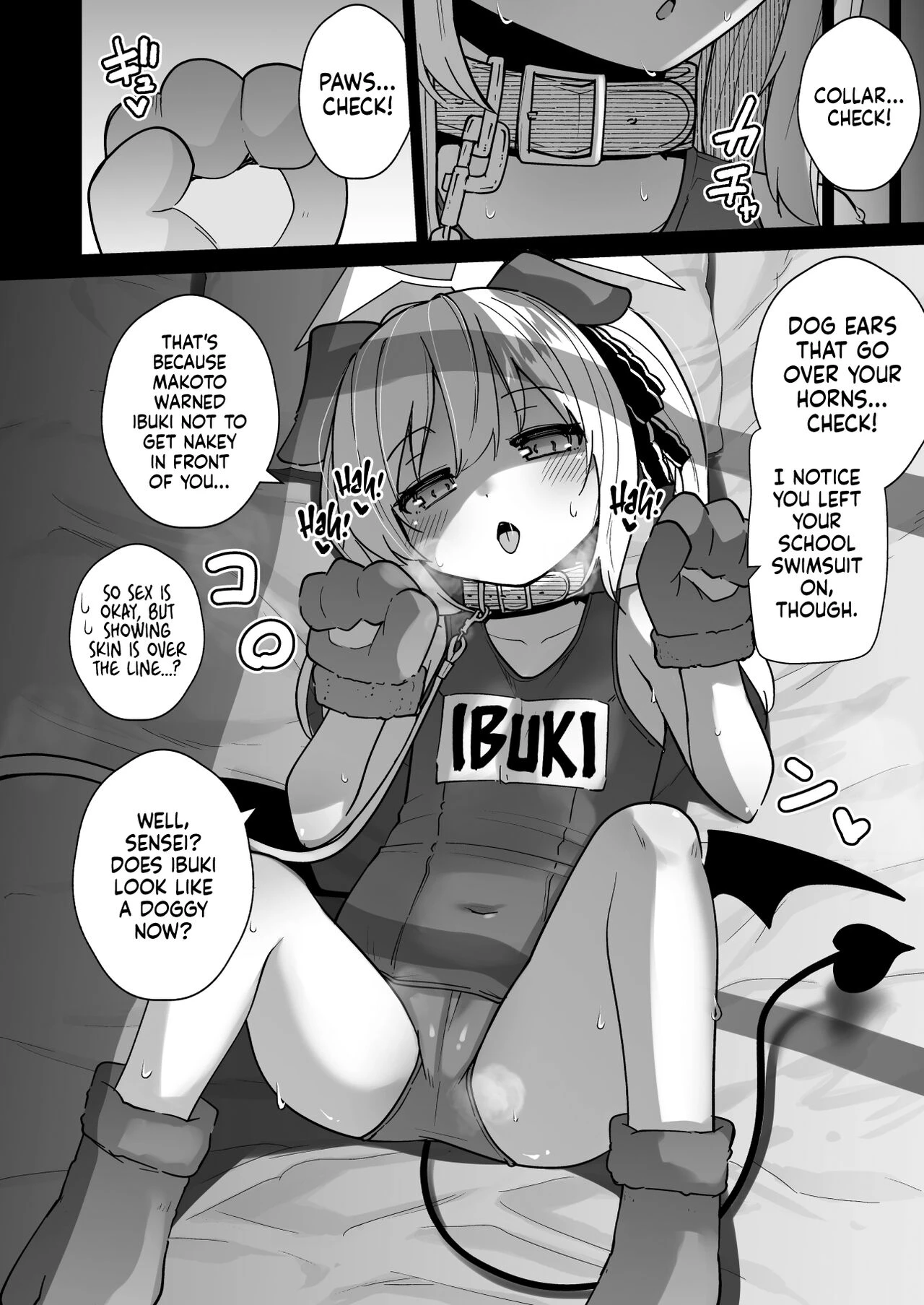 Sensei! Do You Wanna Play Pretend Doggies With Ibuki? | Sensee Ibuki to Wanwan Gokko Shiyo? porn comic picture 17