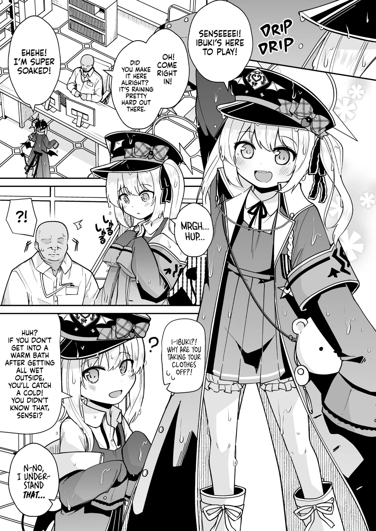 Sensei! Do You Wanna Play Pretend Doggies With Ibuki? | Sensee Ibuki to Wanwan Gokko Shiyo? porn comic picture 2