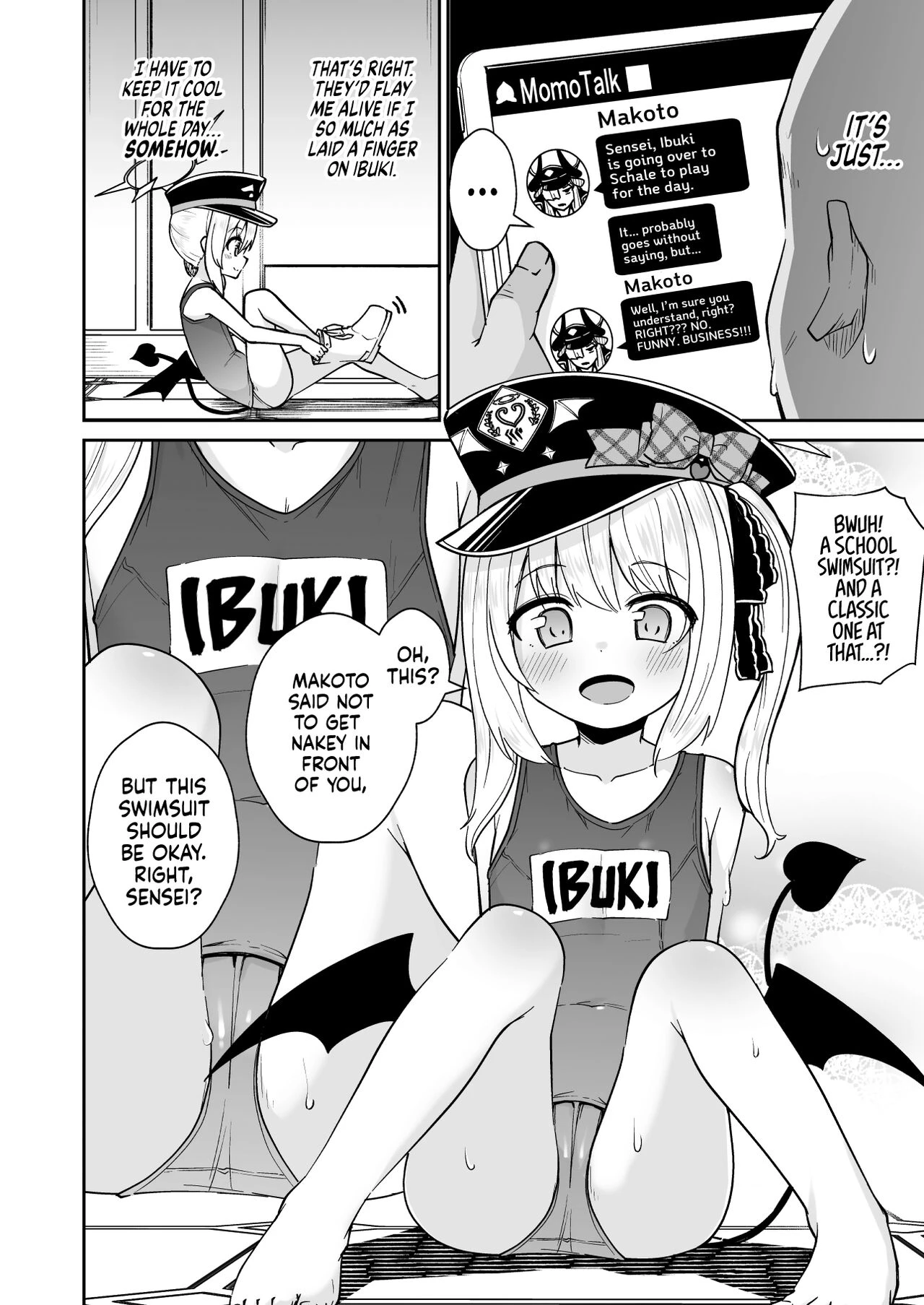 Sensei! Do You Wanna Play Pretend Doggies With Ibuki? | Sensee Ibuki to Wanwan Gokko Shiyo? porn comic picture 3