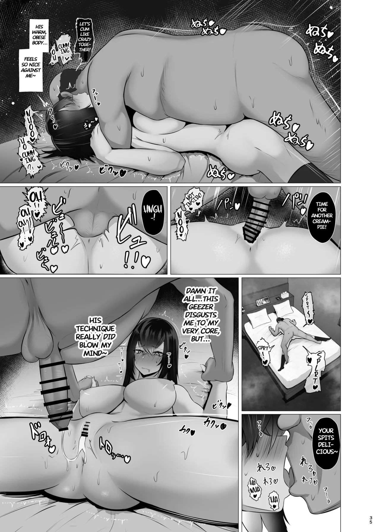 Sensory Deprivation X Sugar Daddy: Ha? As If I'd Feel Good, Dumbass! | Kankaku Shadan x Papakatsu: Ha? Watashi ga Kanjiteru Wakenai Daro Baka ga porn comic picture 35
