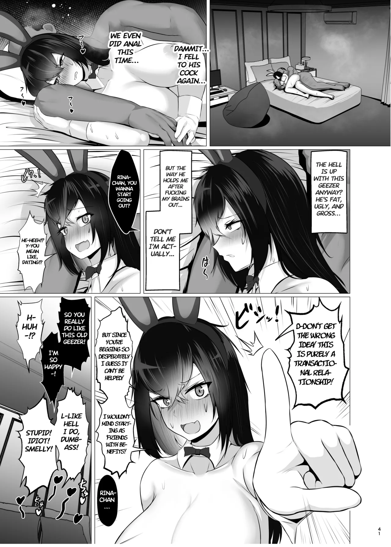 Sensory Deprivation X Sugar Daddy: Ha? As If I'd Feel Good, Dumbass! | Kankaku Shadan x Papakatsu: Ha? Watashi ga Kanjiteru Wakenai Daro Baka ga porn comic picture 41
