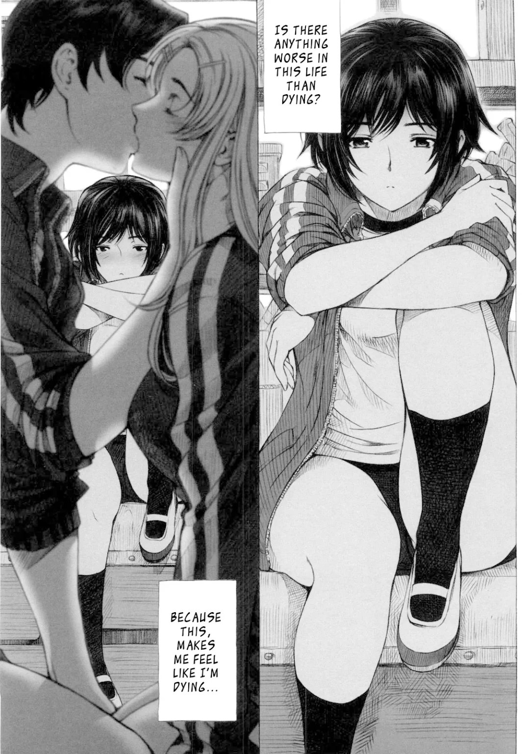 Sensual Love Triangle | Kannou no Triangle porn comic picture 1