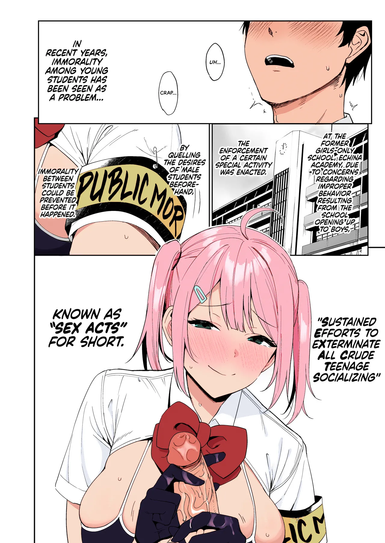 SEX ACTS with a Member of the Public Moral Committee | Fuuki Iin to Fuuzoku Katsudou porn comic picture 5