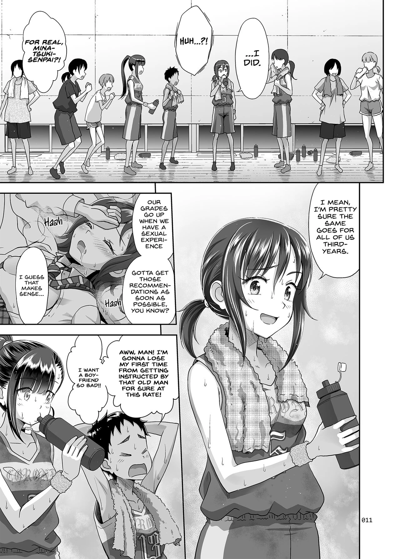 Sex Instructor 3 | Seishidouin no Oshigoto 3 Mushiatsui Taiiku Souko de Iron na Renshuu o Shitemitara Asedaku ni Natta porn comic picture 10