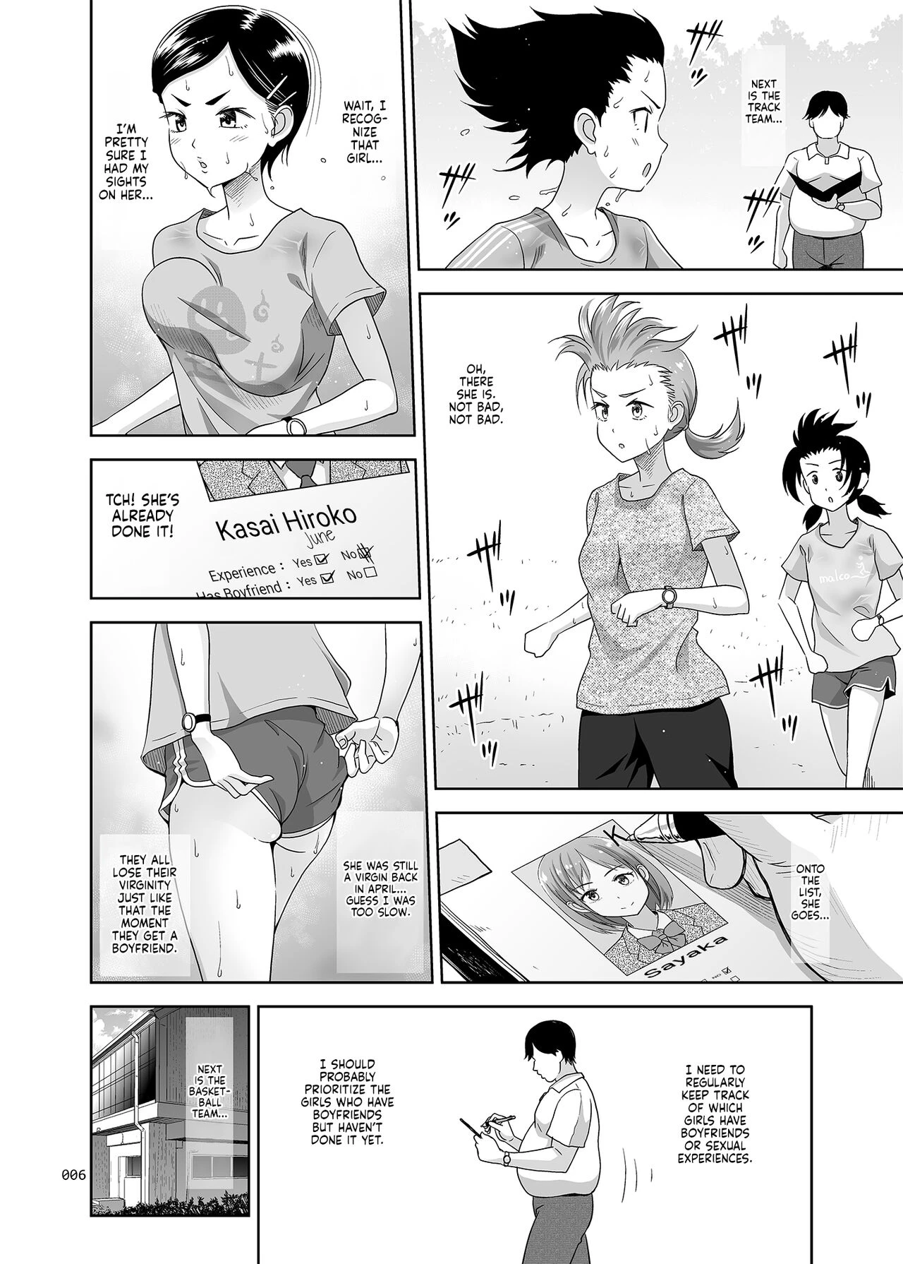 Sex Instructor 3 | Seishidouin no Oshigoto 3 Mushiatsui Taiiku Souko de Iron na Renshuu o Shitemitara Asedaku ni Natta porn comic picture 5