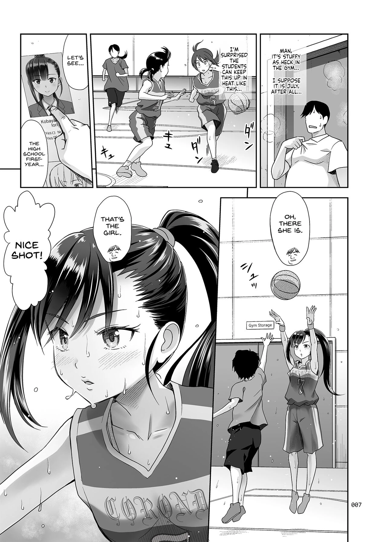 Sex Instructor 3 | Seishidouin no Oshigoto 3 Mushiatsui Taiiku Souko de Iron na Renshuu o Shitemitara Asedaku ni Natta porn comic picture 6