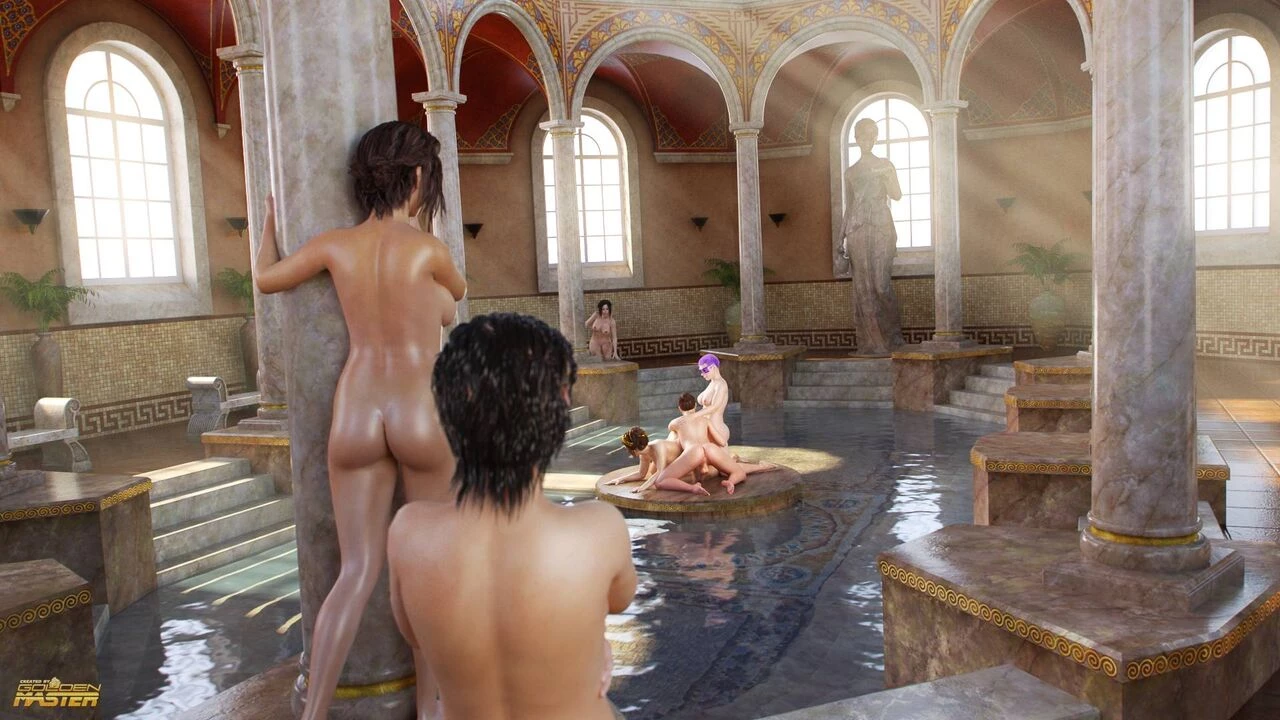 Sex Patrol - Hot Greek Baths porn comic picture 55