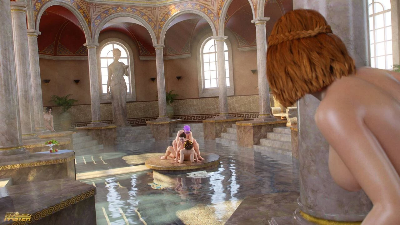 Sex Patrol - Hot Greek Baths porn comic picture 69