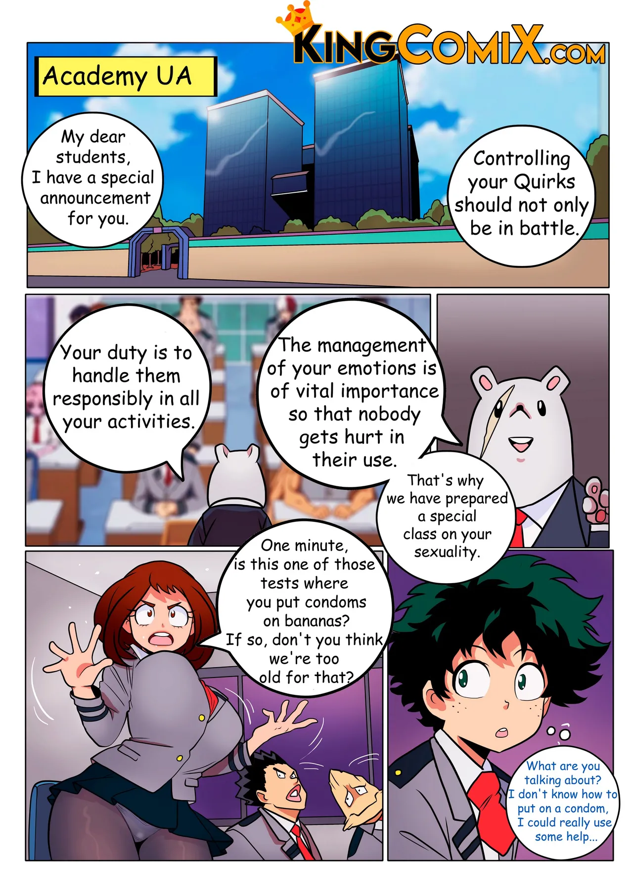 SexClass porn comic picture 2