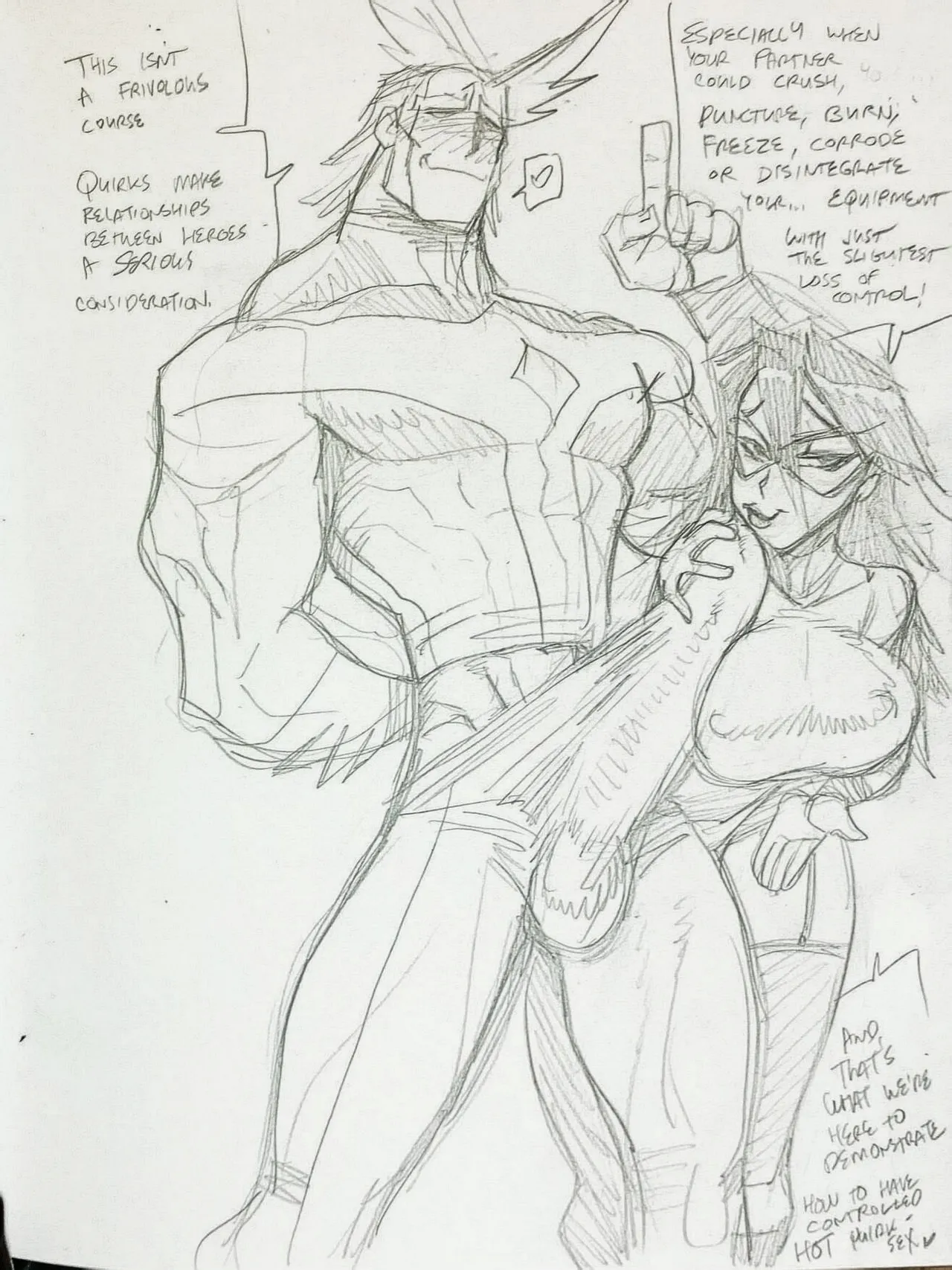 Sexy Quirk Lecture Goof Of porn comic picture 2