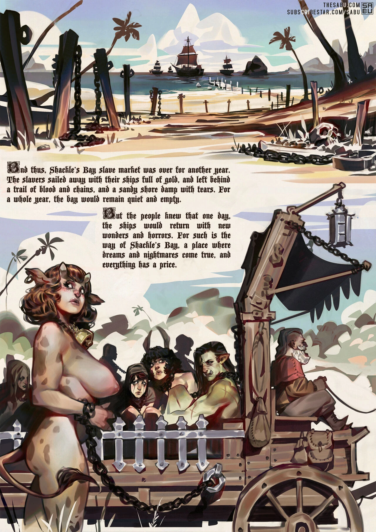 Shackles Bay: The Port of Sorrow porn comic picture 7