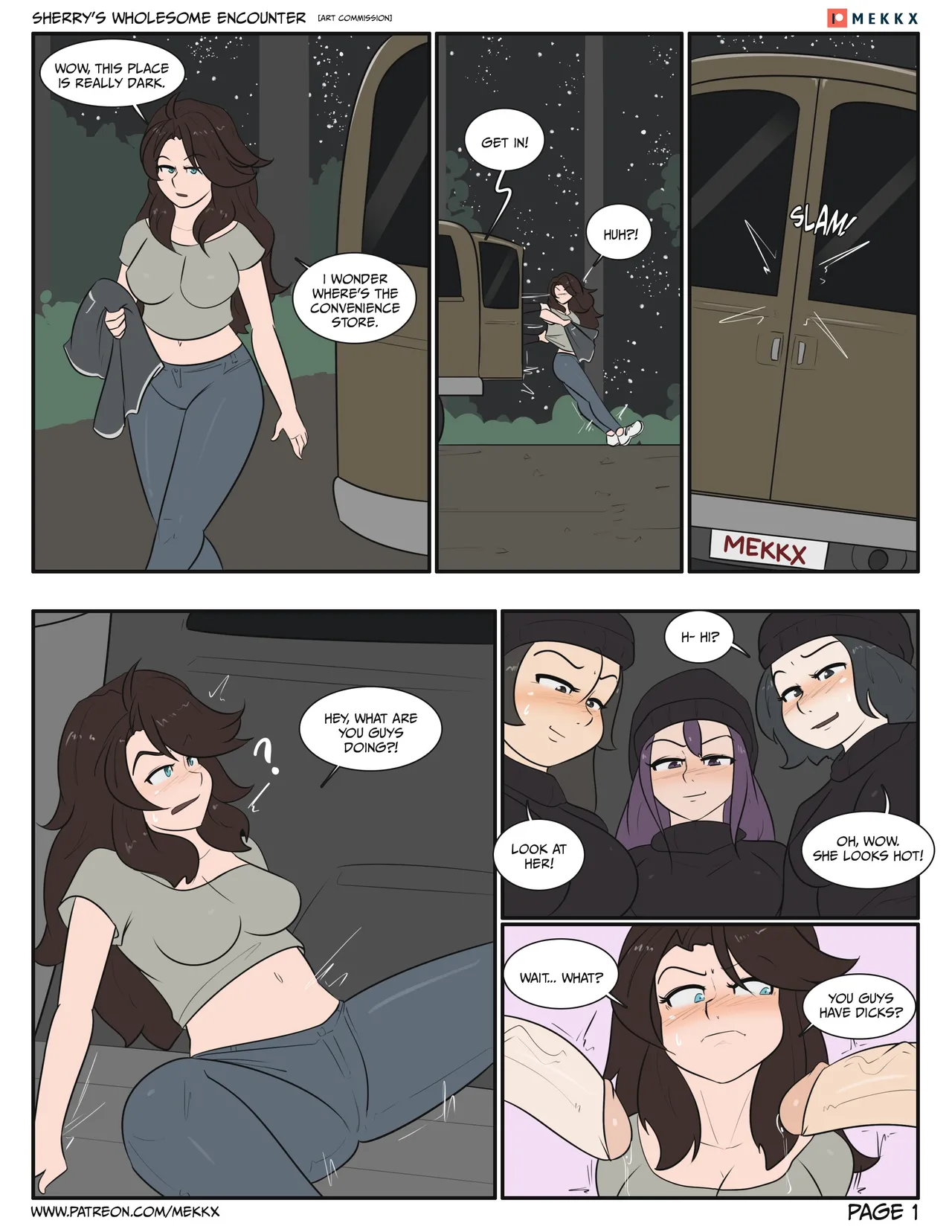 Sherry's Wholesome Encounter porn comic picture 1
