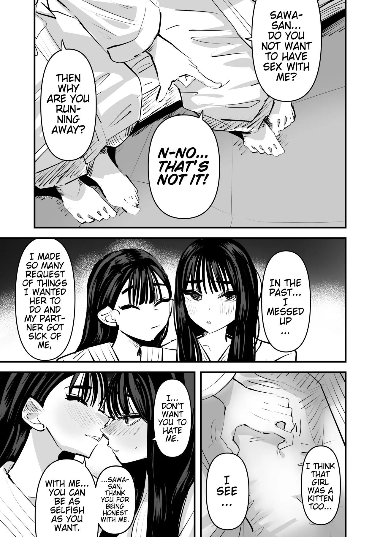 She's Crazy Good at Yuri Sex Despite Being the Student President and it Seriously Pisses Me Off | Iincho no Kuse ni Yuri Sex Chou Umakute Maji Mukatsuku porn comic picture 14