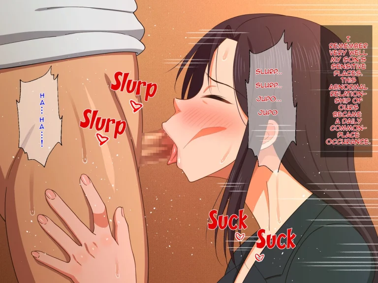 Shigoto Ningen de Kibishikatta Hahaoya wa Musuko to no Kinshin Koubi de Midara ni Aeide Jusei Suru|Strict Workaholic Mother is Gasping L porn comic picture 103