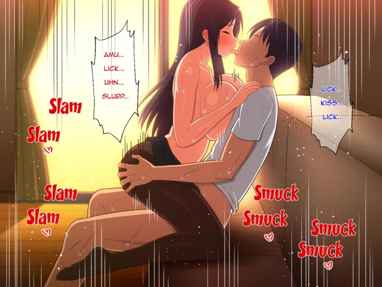 Shigoto Ningen de Kibishikatta Hahaoya wa Musuko to no Kinshin Koubi de Midara ni Aeide Jusei Suru|Strict Workaholic Mother is Gasping L porn comic picture 114