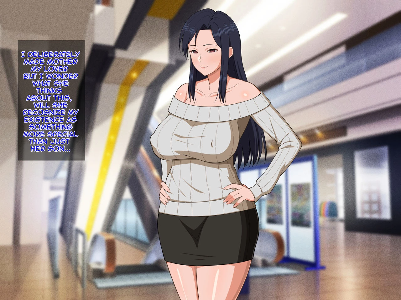 Shigoto Ningen de Kibishikatta Hahaoya wa Musuko to no Kinshin Koubi de Midara ni Aeide Jusei Suru|Strict Workaholic Mother is Gasping L porn comic picture 122