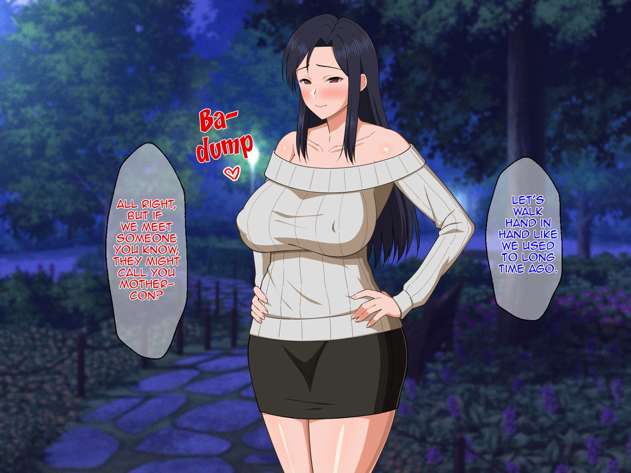 Shigoto Ningen de Kibishikatta Hahaoya wa Musuko to no Kinshin Koubi de Midara ni Aeide Jusei Suru|Strict Workaholic Mother is Gasping L porn comic picture 124