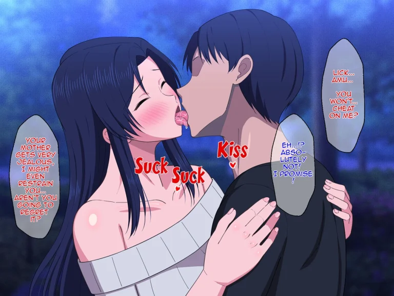 Shigoto Ningen de Kibishikatta Hahaoya wa Musuko to no Kinshin Koubi de Midara ni Aeide Jusei Suru|Strict Workaholic Mother is Gasping L porn comic picture 128