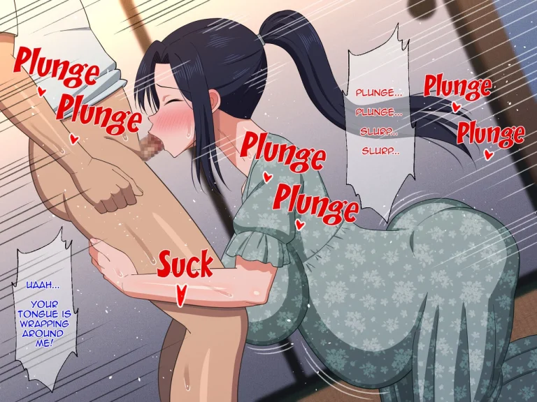 Shigoto Ningen de Kibishikatta Hahaoya wa Musuko to no Kinshin Koubi de Midara ni Aeide Jusei Suru|Strict Workaholic Mother is Gasping L porn comic picture 178