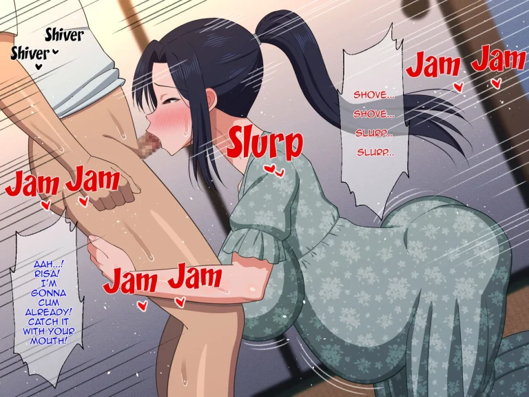 Shigoto Ningen de Kibishikatta Hahaoya wa Musuko to no Kinshin Koubi de Midara ni Aeide Jusei Suru|Strict Workaholic Mother is Gasping L porn comic picture 179