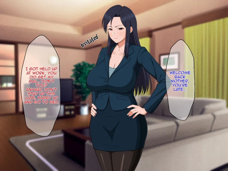 Shigoto Ningen de Kibishikatta Hahaoya wa Musuko to no Kinshin Koubi de Midara ni Aeide Jusei Suru|Strict Workaholic Mother is Gasping L porn comic picture 6