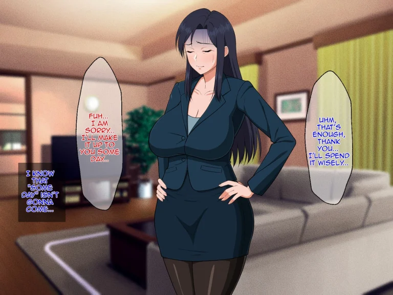 Shigoto Ningen de Kibishikatta Hahaoya wa Musuko to no Kinshin Koubi de Midara ni Aeide Jusei Suru|Strict Workaholic Mother is Gasping L porn comic picture 9