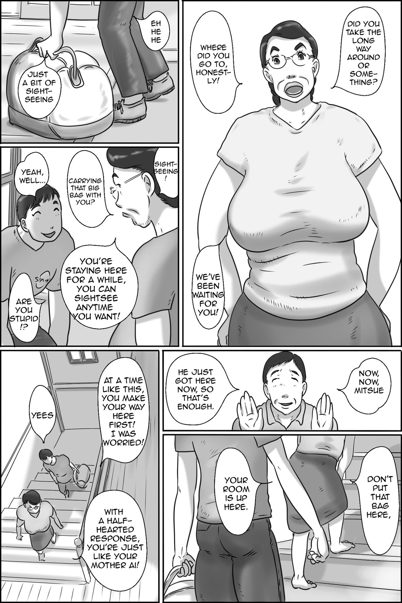 Shimura no Oba-chan | Aunt Shimura porn comic picture 3