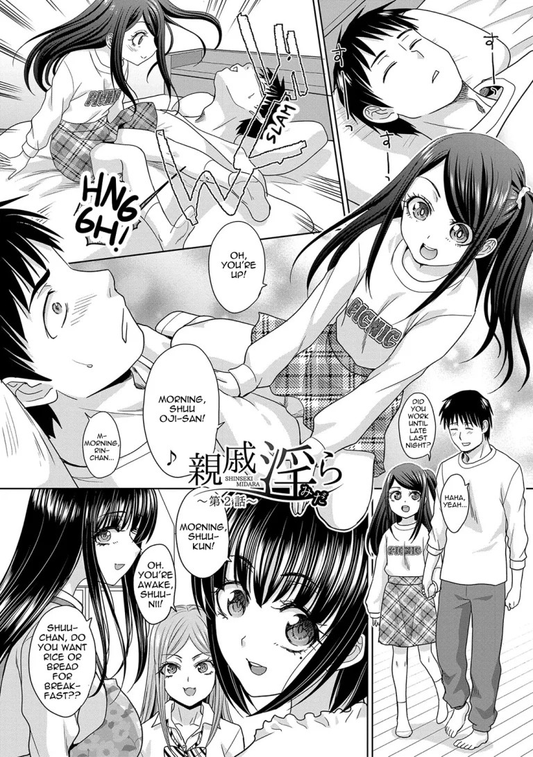 Shinseki Midara My Home Harem 2 porn comic picture 1