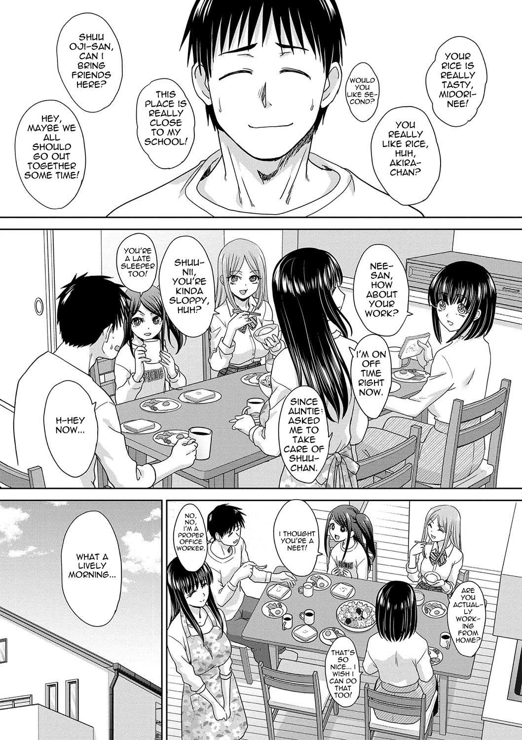 Shinseki Midara My Home Harem 2 porn comic picture 2