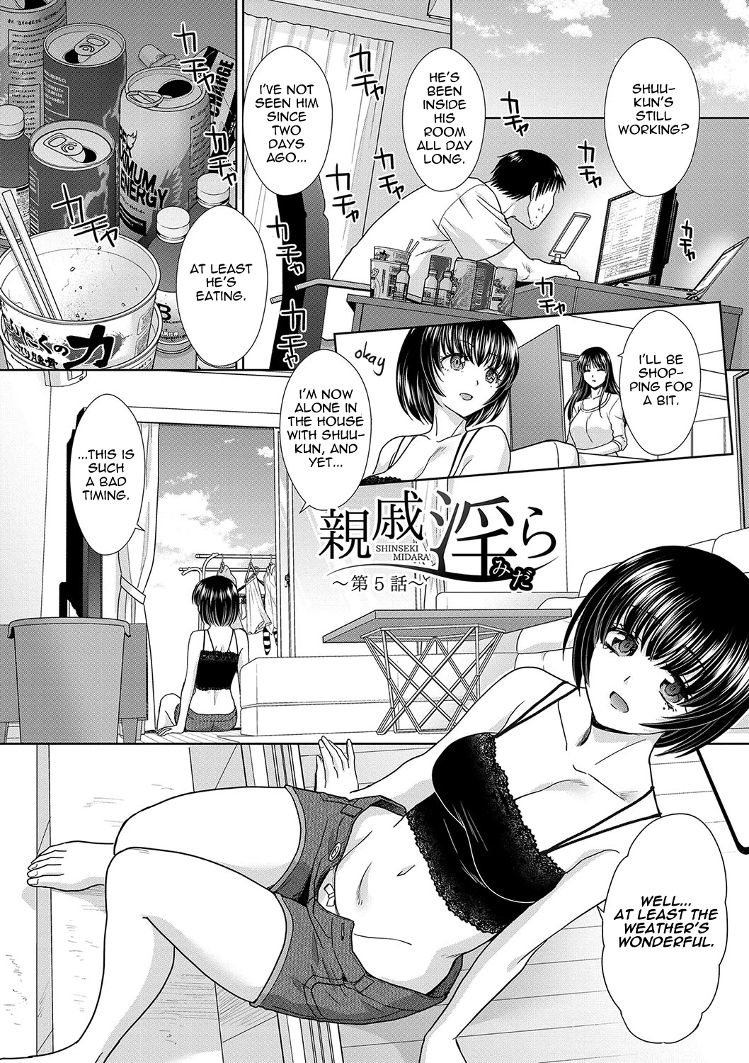 Shinseki Midara My Home Harem 4-5 porn comic picture 13