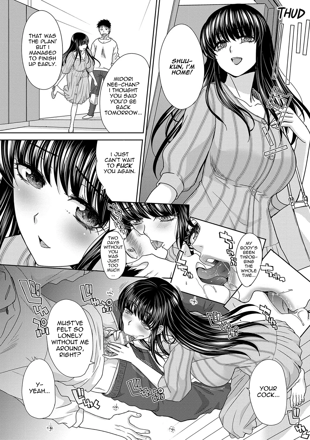 Shinseki Midara My Home Harem 4-5 porn comic picture 2