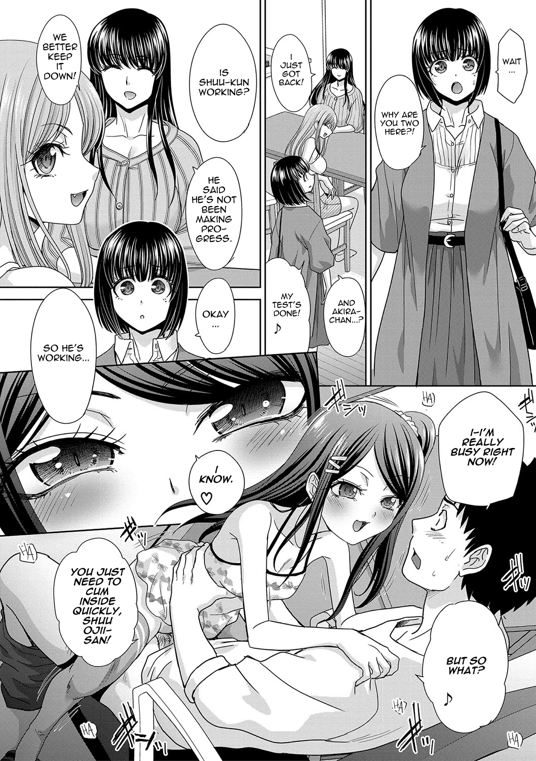 Shinseki Midara My Home Harem 4-5 porn comic picture 9