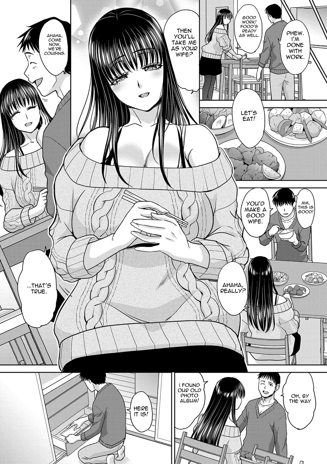 Shinseki Midara My Home Harem porn comic picture 4