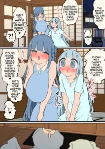 Shinseki no Futanari-chan Daisuki Onee-san to Ofuro de Guchogucho Ecchi Futanari-chan porn comic picture 1