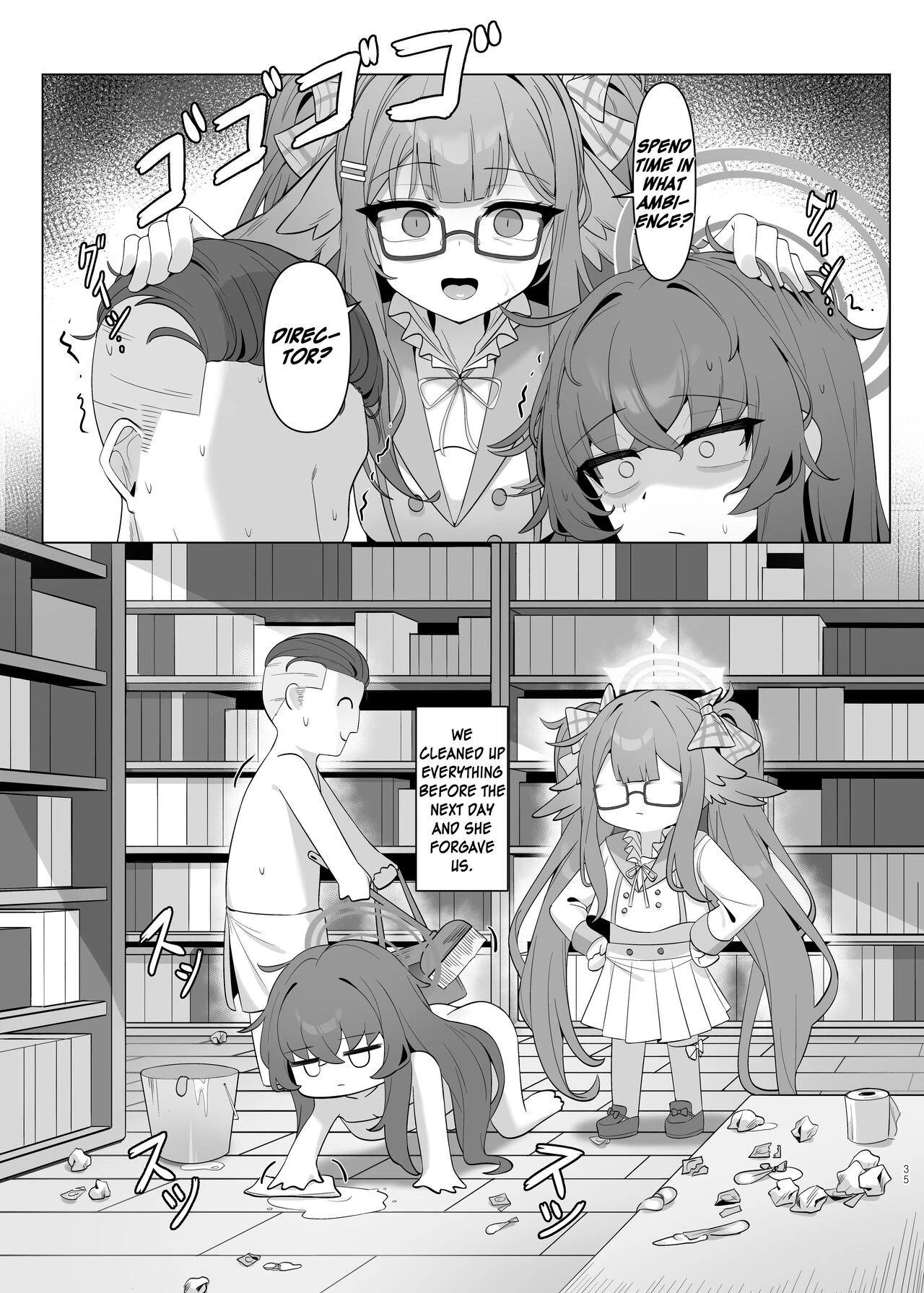 Shippitsu Chuudoku porn comic picture 34