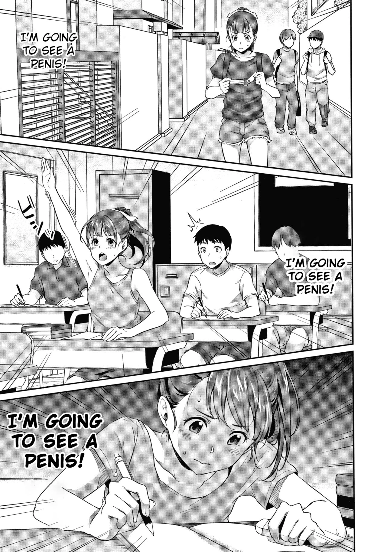 Shishunki no Obenkyou porn comic picture 14