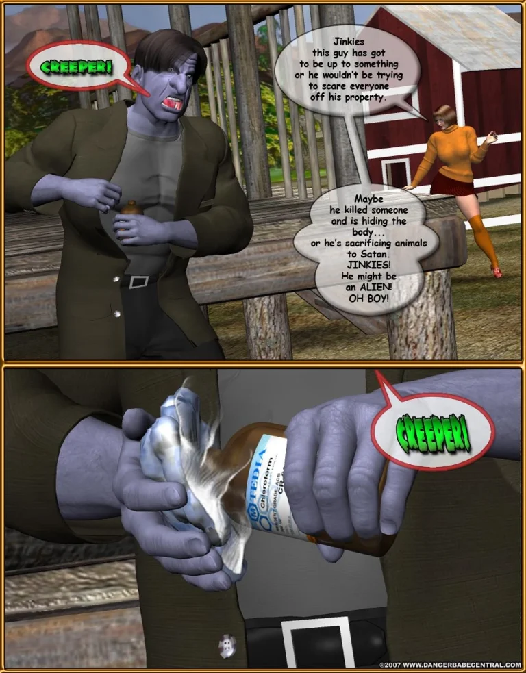 Shooby Doo- The Mystery of the CREEPER! porn comic picture 7
